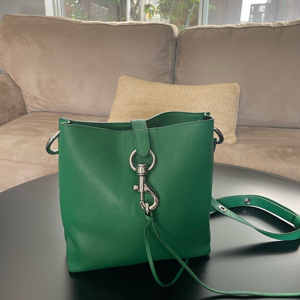 Rebecca Minkoff Green Leather Shoulder Bag